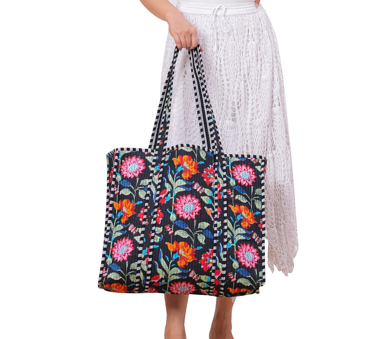 Embroidered Toted bag